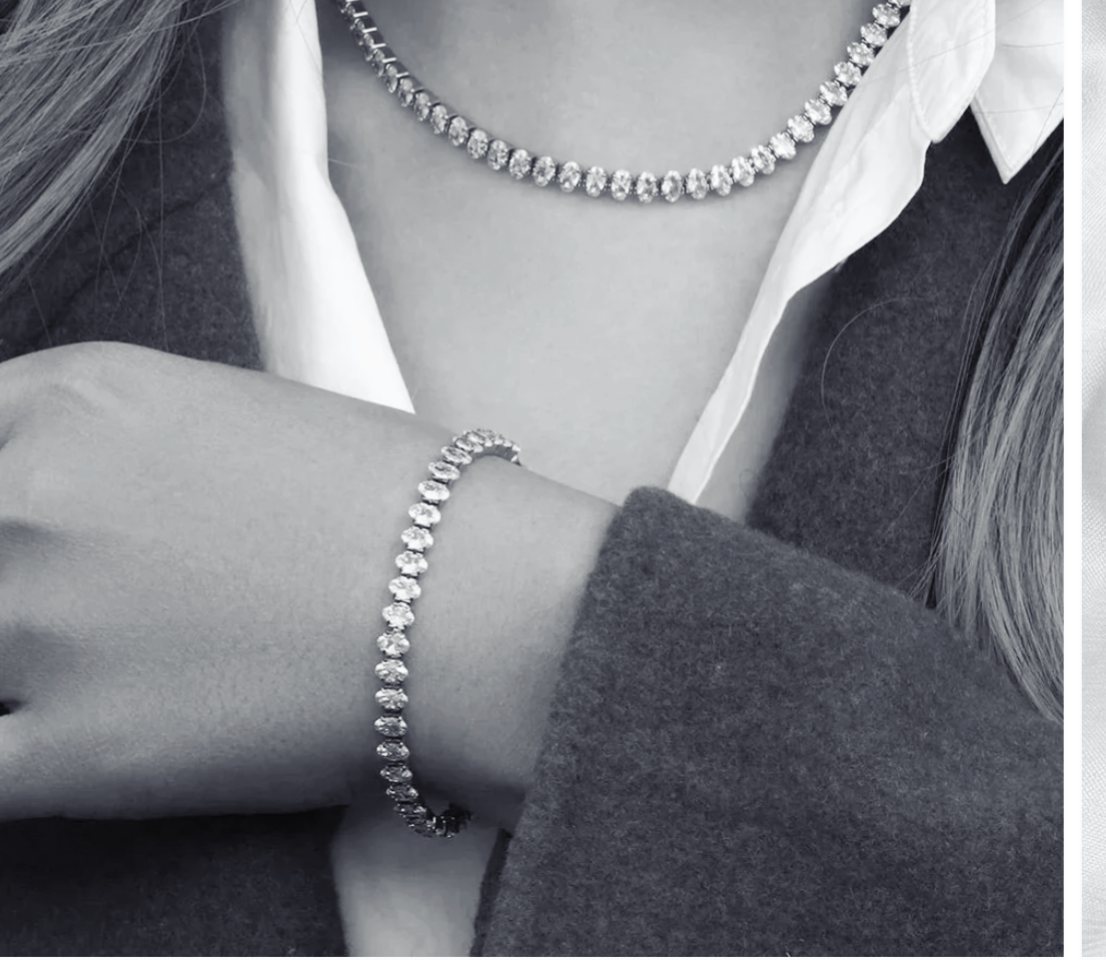 Stahlarmband + CZ 16+4 cm 3mm