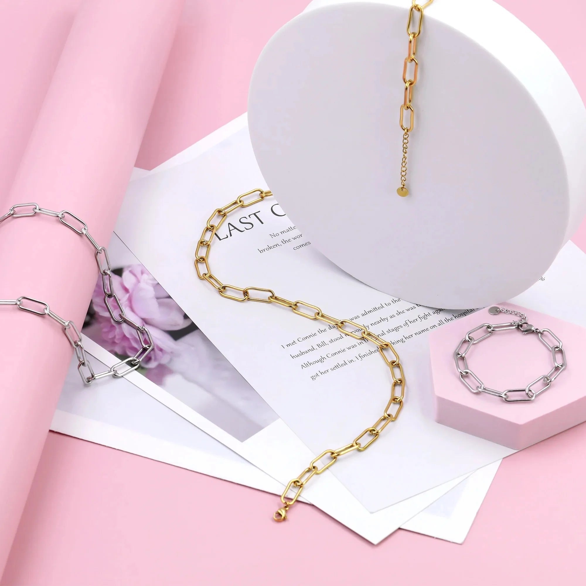 Stahlarmband 16+3 cm