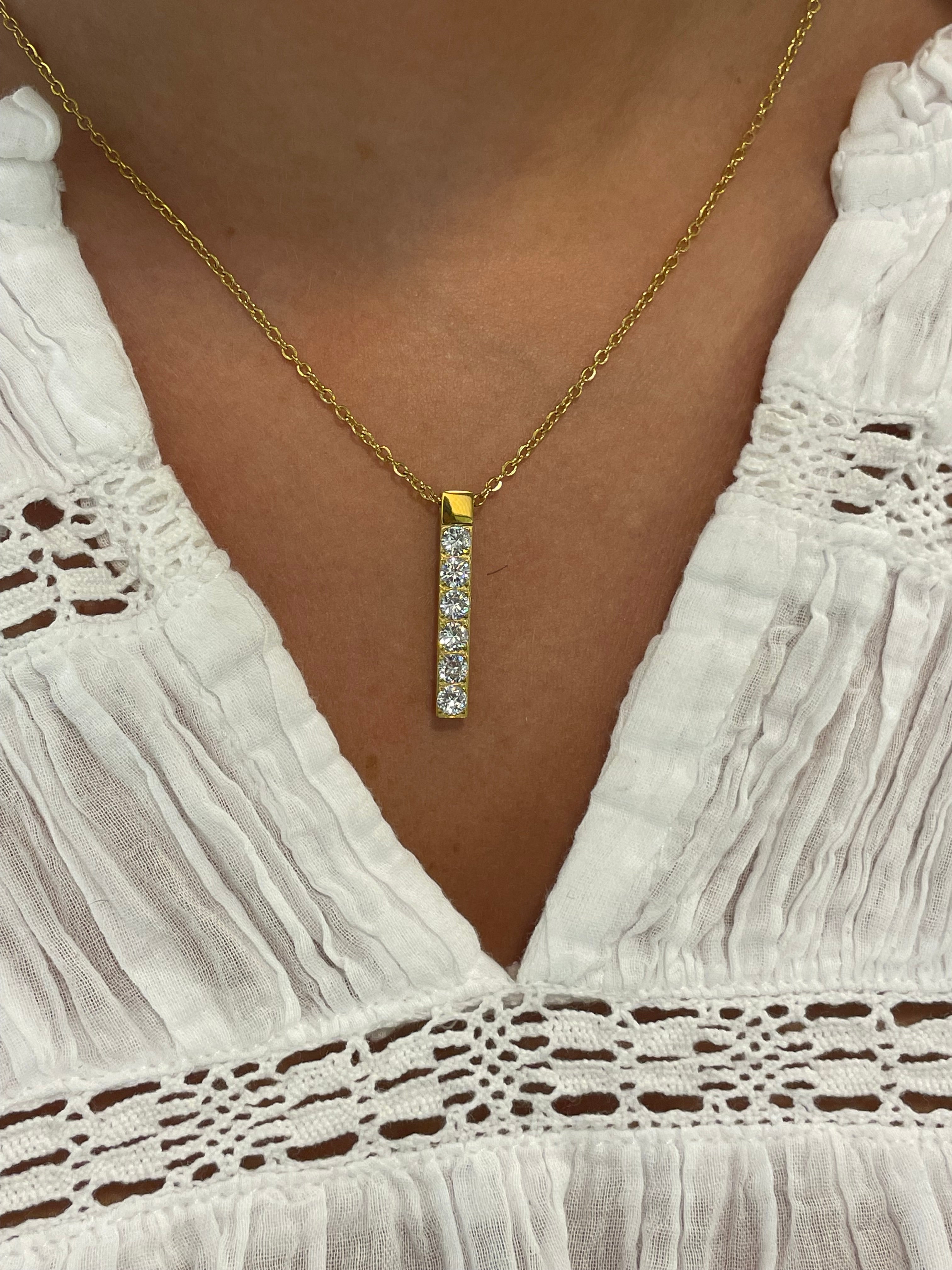 Stahlhalsband mit 18K Vergoldung + CZ 42+5 cm