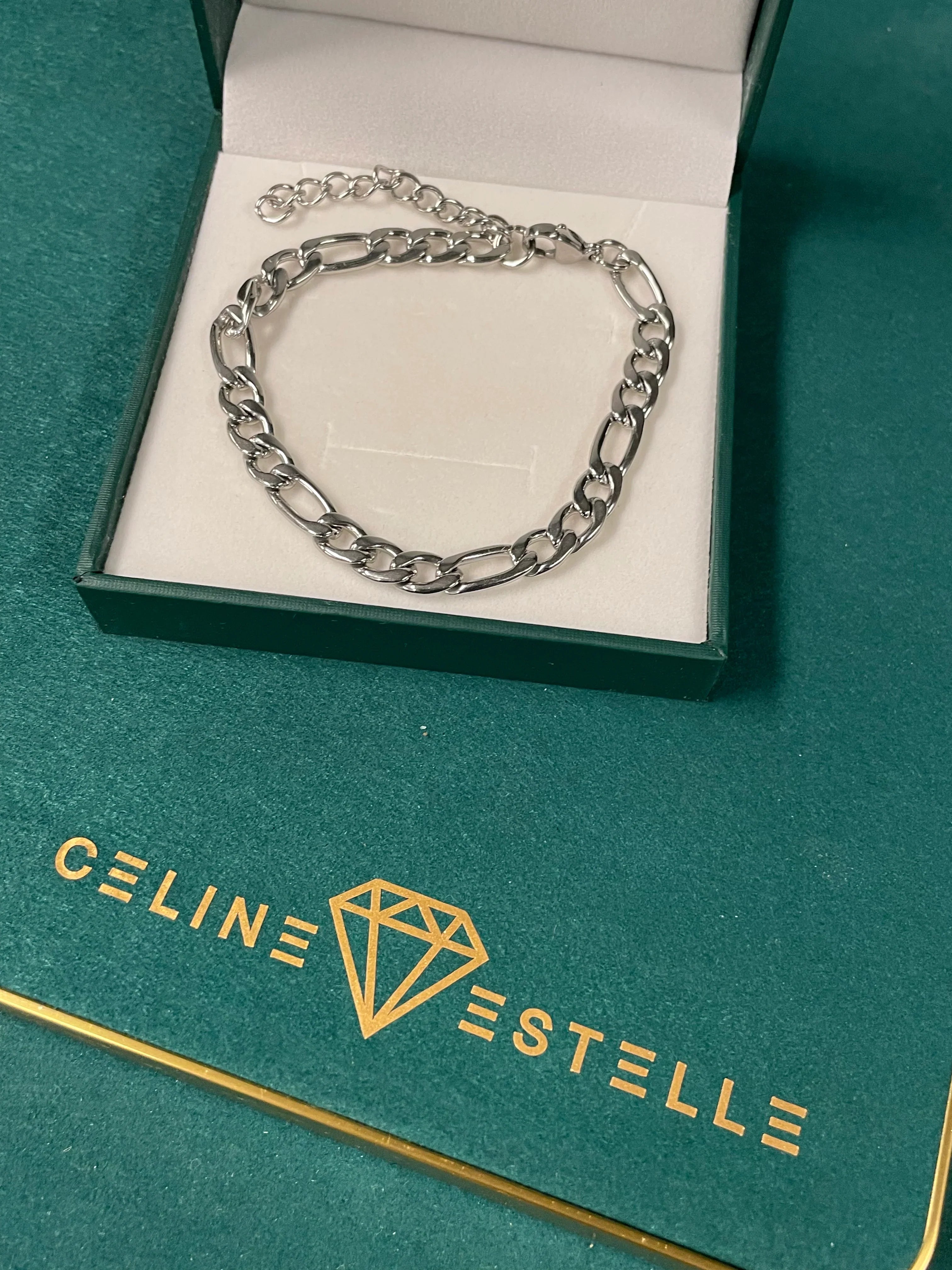 Stahlarmband 16,5+4 cm 7mm